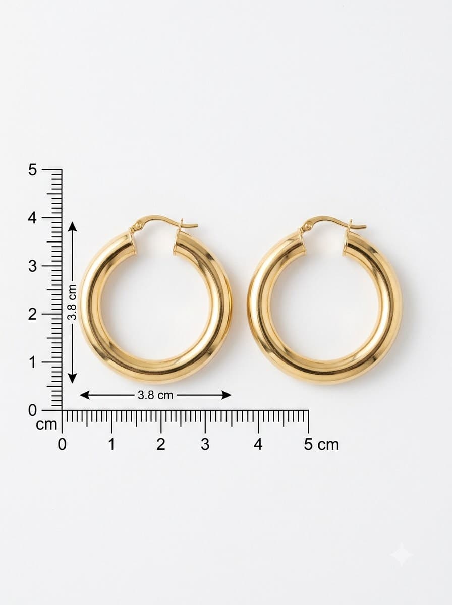 Sample product photograph for earrings